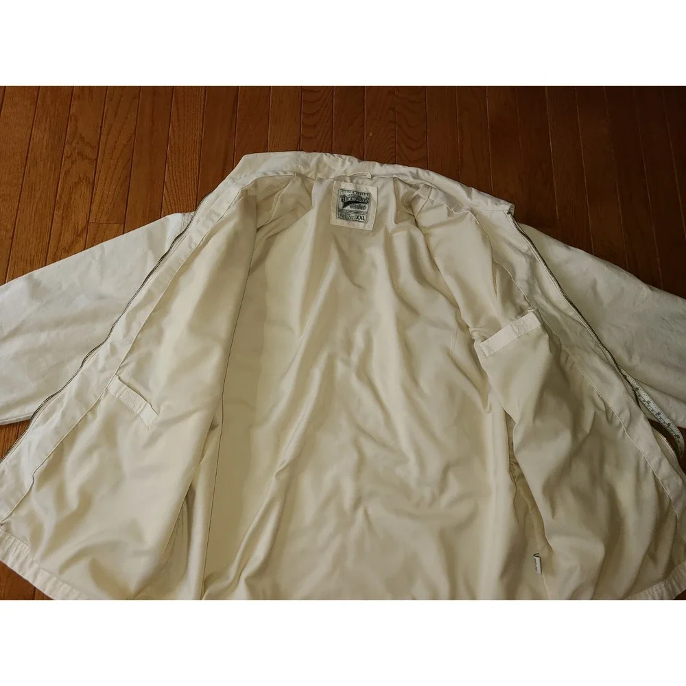 Vtg NWOT‎ Steve & Barry's Jimmy Dee Jacket Men's Size 2XL Ivory 100% Cotton
